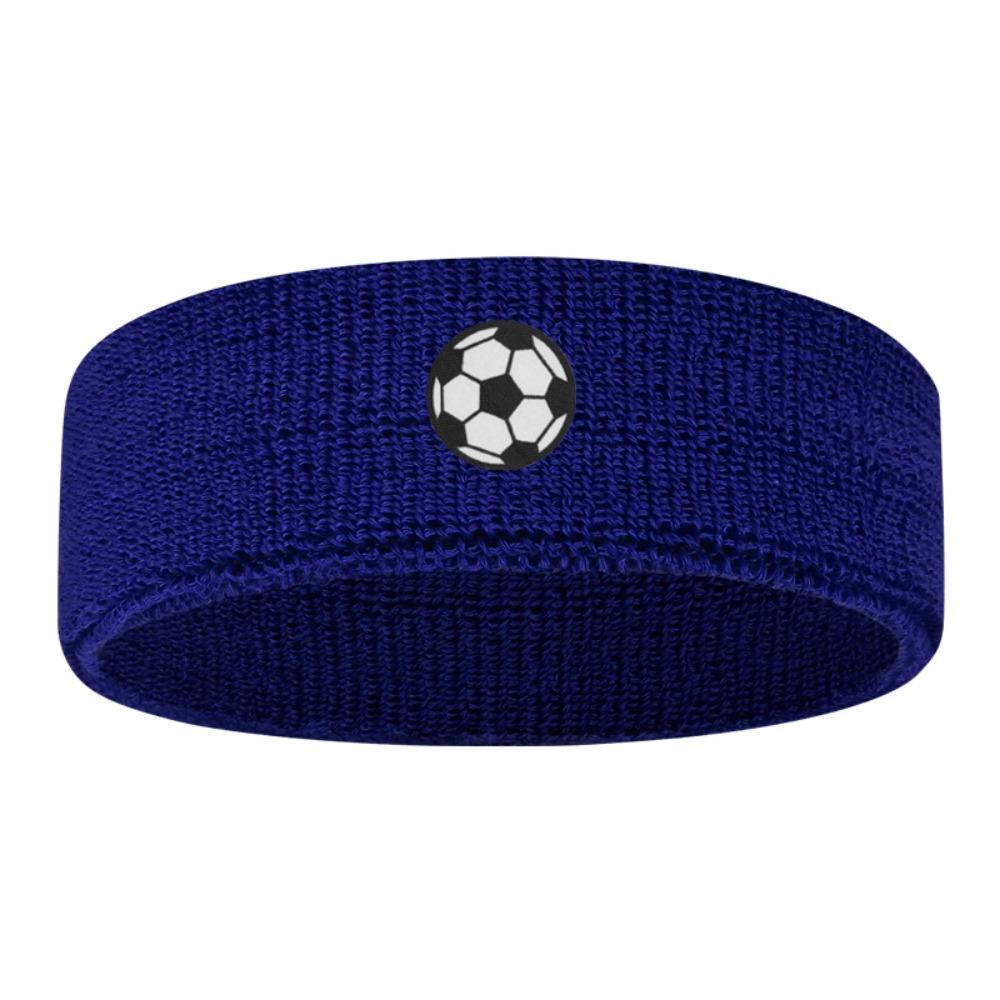 

Sweat Absorbing High Elasticity Sweatband Polyester Sweat Absorbing Hairband Running Soccer Navy