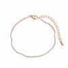 Delicate Wavy CZ Tennis Bracelet 14K Gold Plated Brass Dainty Adjustable Chain Jewelry for Beach Summer Daily Casual Outfit Wear