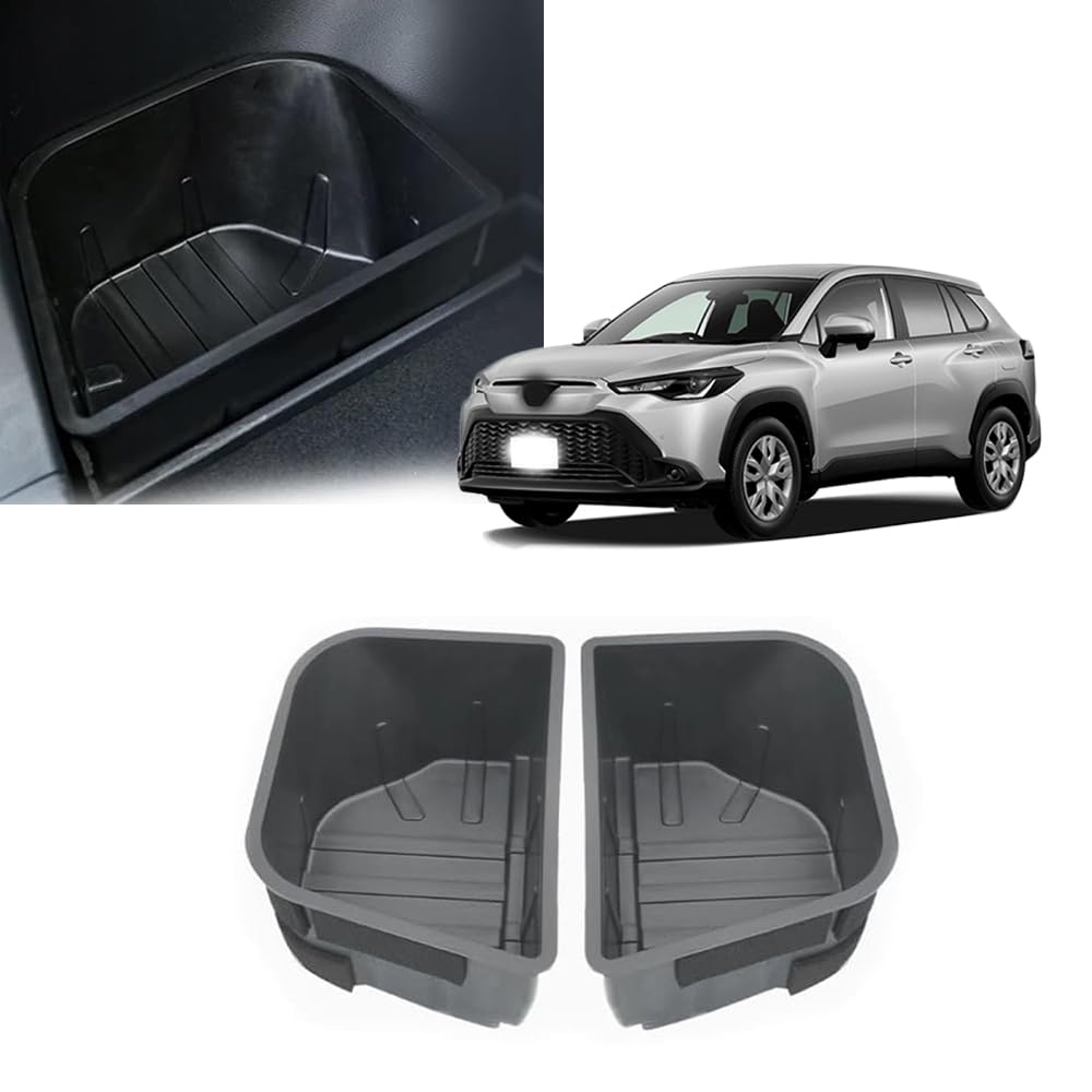 For the New Corolla Cross MXGA1 Custom Trunk Side Storage Tail Box Storage ABS Corolla Cross Corolla Cross Corolla Cross Corolla Cross Dedicated Parts