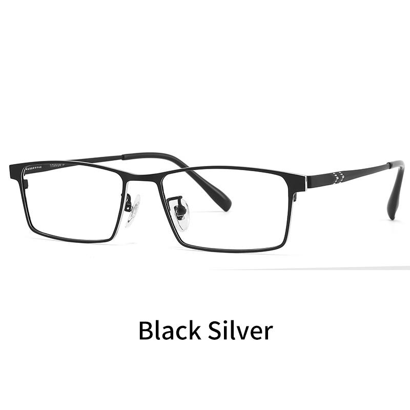 

MOMOJA 2025 модные мужские очки из чистого титана квадратная узкая оправа для очков мужские повседневные очки по рецепту 69853 CHINA