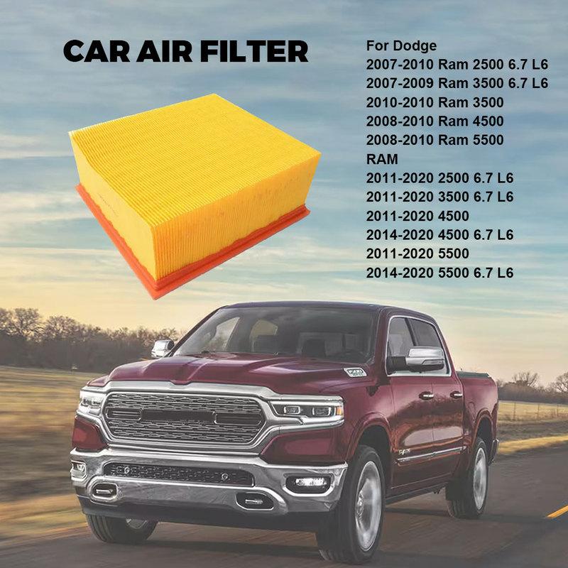 Car Engine Cabin Pollen Air Filter For Dodge Ram Trucks 2500 3500 6.7L Diesel 2007 2008 2009 2010 53034051AB Replace Accessories