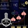 Metal Anal Expander Vaginal Dilator Spreader Huge Speculum Fetish Masturbation Anal Plug Fisting BDSM SM Sex Toys for Men Women Couples