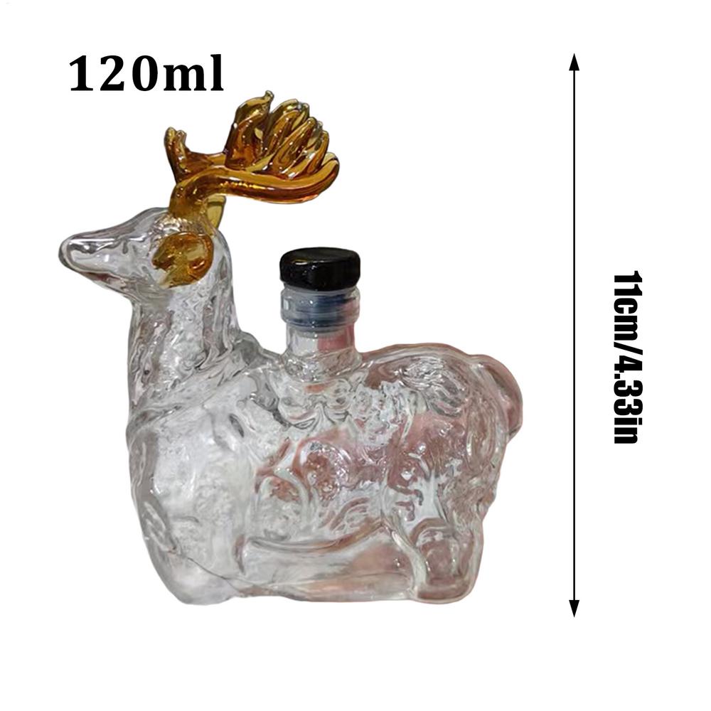 Skleněná karafa na whisky Kreativní láhev Zvířecí téma Sklenice na whisky sklenice na víno karafa Barový nezbytný doplněk
