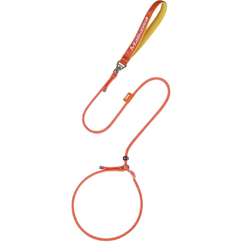 Dog Anti-Slip Leash 5FT with Metal Stopper - Durable No-Pull Training Lead for Small, Medium & Large Dogs - Comfortable Handle Nylon Rope,