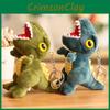 Adorable Green Dinosaur Plush Keychain Soft Pp Cotton Stuffed Toy Tyrannosaurus Rex