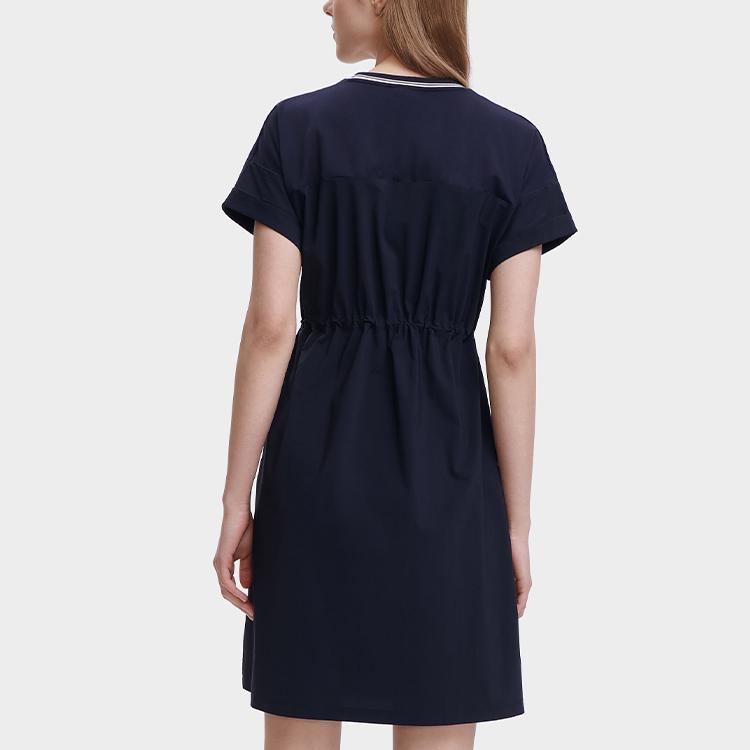 New FILA Short Sleeved Dress Women's Legend Blue F11W328310FNV