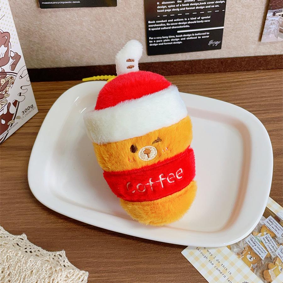 Creative Food Plush Pendant: Cake, Baguette, Croissant Doll - Fun Graduation Gift