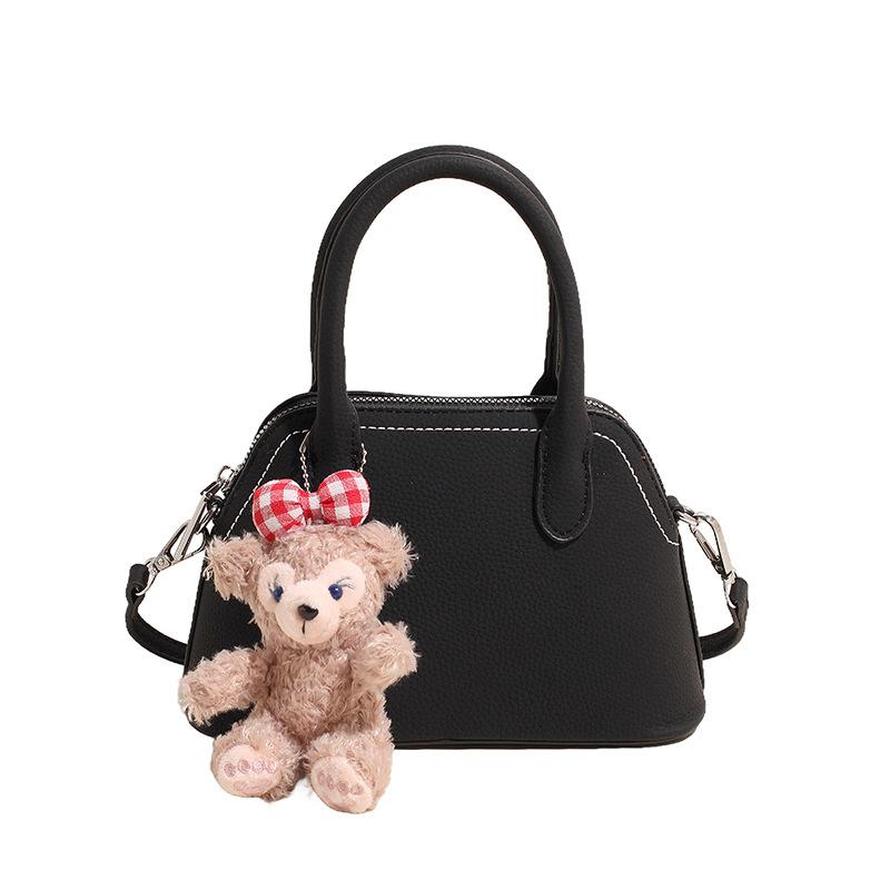 

Сумка-ракушка ручная женская новая модная универсальная на плечо сумка-мессенджер no pendant чёрный