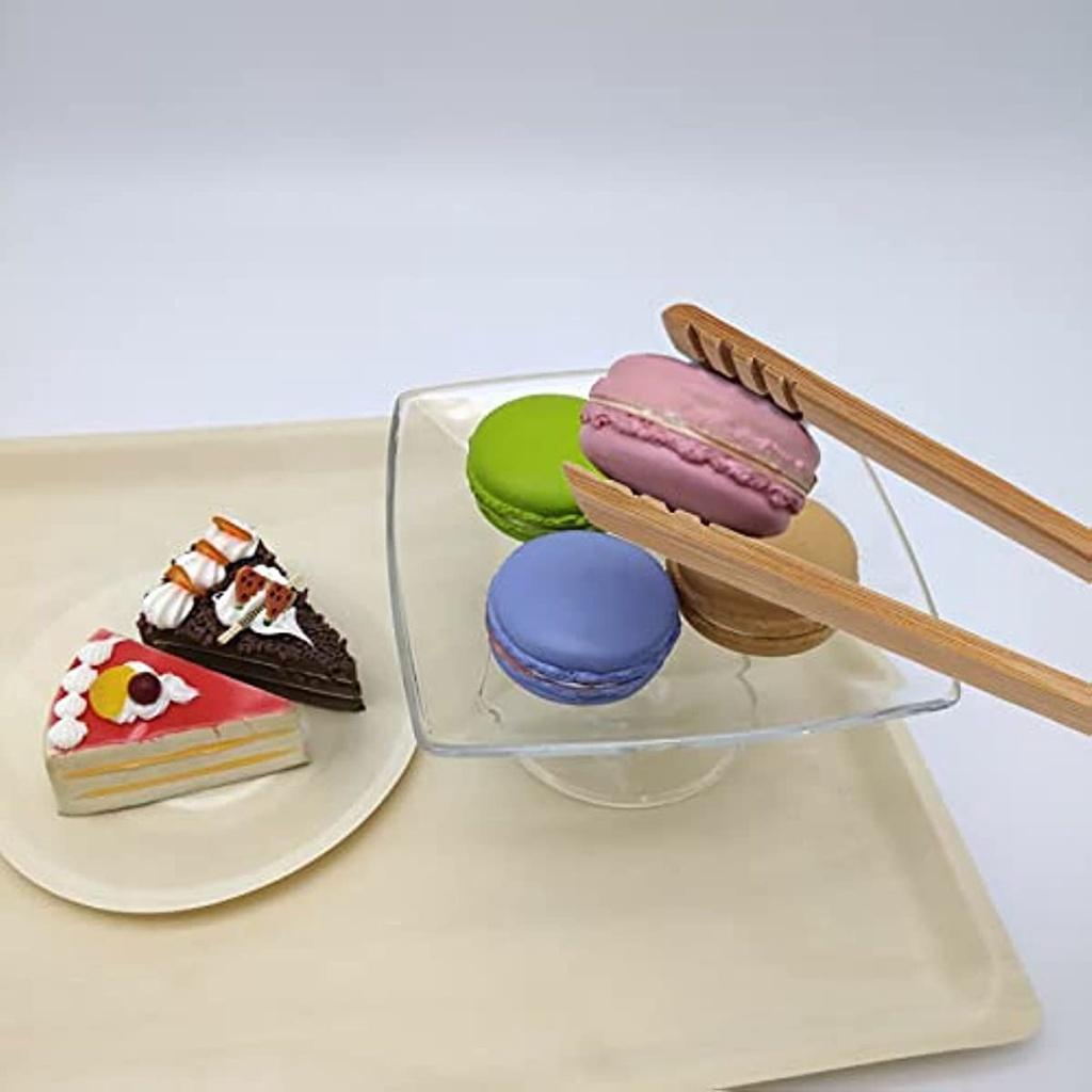 Bamboo Tincers Bamboo Cooking Clamp Wood Tincers Bamboo Tester Eco-friendly Reusable Bifteck Claw for Kitchen Restaurant Tea Claw 20cm 1 Piece