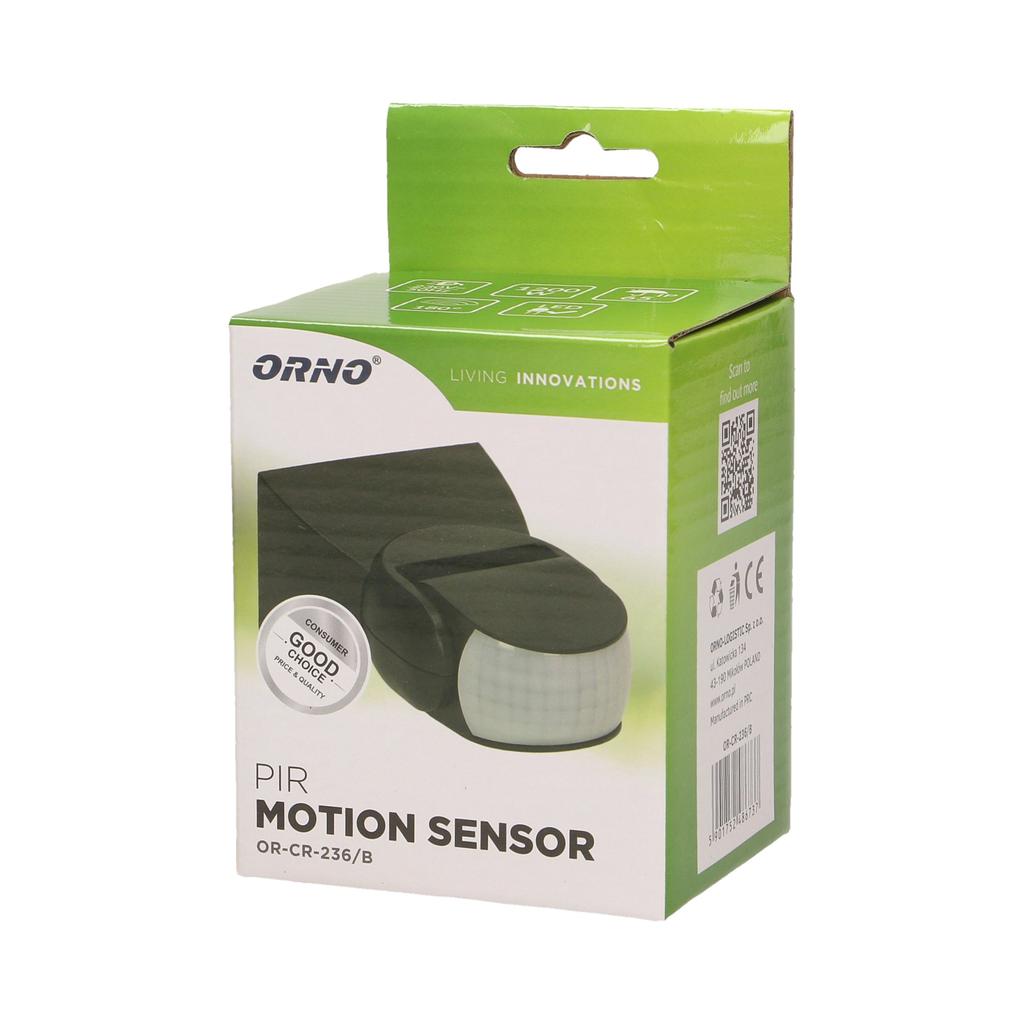 Motion Sensor 180 Degree Ip65 1200W Black