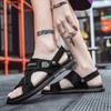 Sommer Herren Outdoor Sandalen Home Indoor Flache Schuhe Rutschfeste Weiche Unterseite Strand Hausschuhe Neue Mode Street Flip-Flops