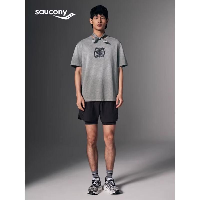 Saucony Unisex Breathable Short Sleeve T-Shirt XL