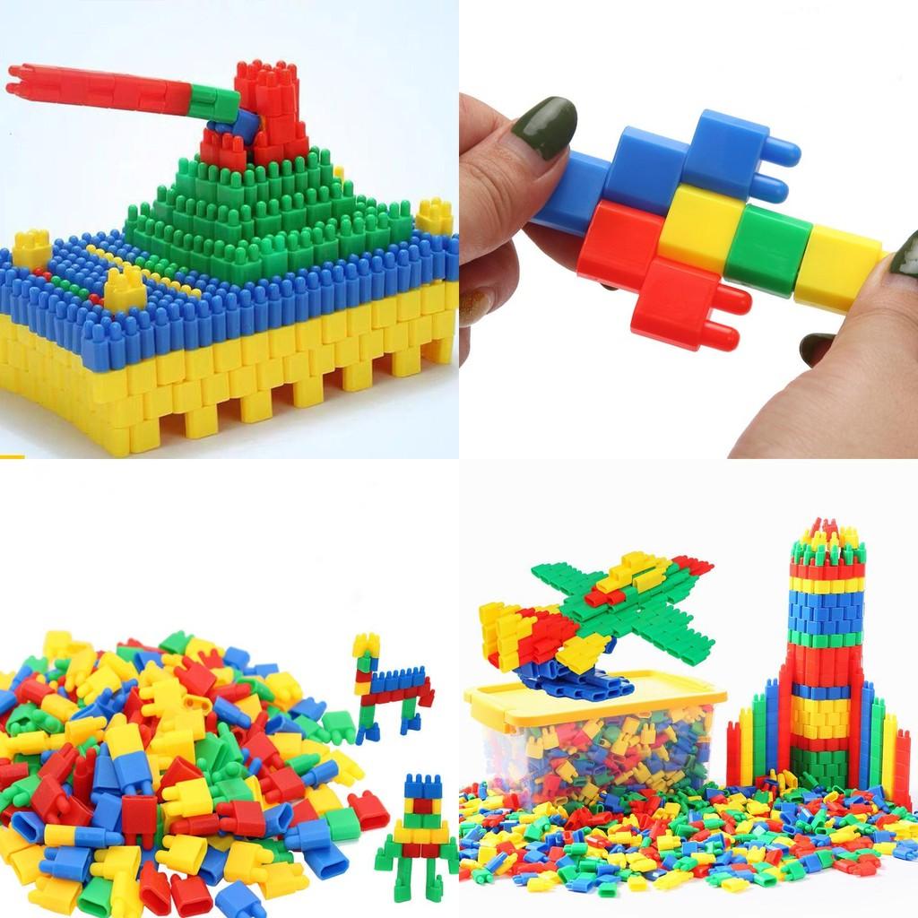 Rocket Bullet Head Small Particle Building Blocks Toy Plastic Assembly Educational Toy For Kids 3-9 Years