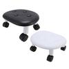 Low Rolling Stool with Wheels Ergonomic Heavy Duty Short Rolling Seat for Bedroom Living Room
