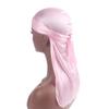 Luxuriöses einfarbiges Durag Kopftuch Piratenkappe Unisex Hut mit glattem Seidenfinish