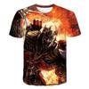 Summer Man 3D Printed Transformers T-shirt Children Cool Cartoon Short Sleeve Clothing Boys Girls Fashion Trend Streetwear