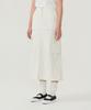 Covernat Woman Cargo Long Skirt Charcoal
