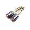 3 Pole 6.35mm to 3.5mm Jack Adapter Headphone Amplifier Audio Adapter Microphone Connector