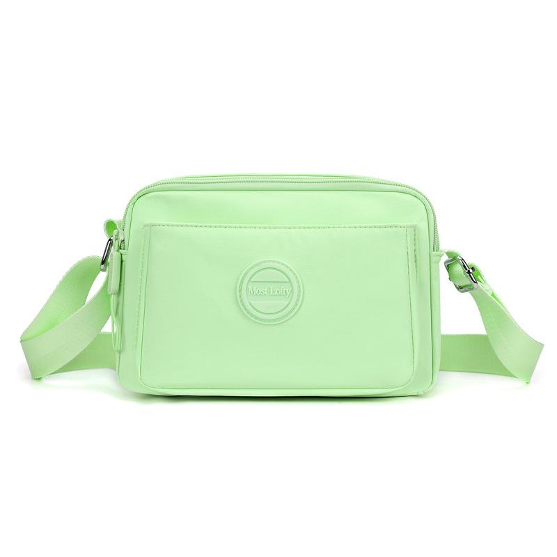 Women's Lightweight Nylon Bag Shoulder Bag Solid Color Mother Bag Crossbody Bag