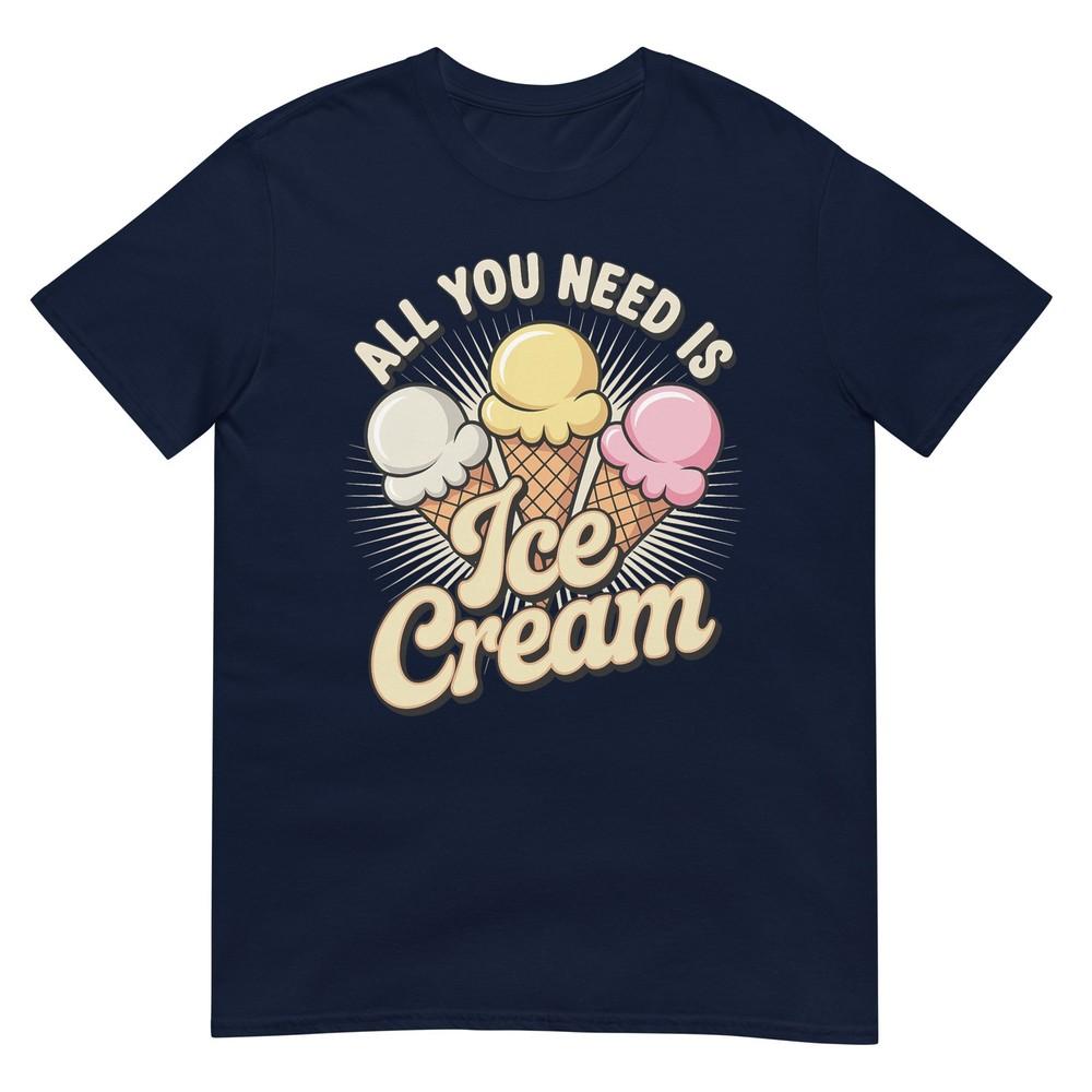 Cool Ice Cream Costume For Unisex Unisex Dessert Ice Cream Lover Tshirt S