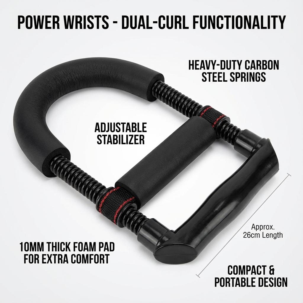 Adjustable Hand Gripper  Portable Forearm  Wrist Strengthener Perfect Strength Training Gear for Home  Gym Workouts