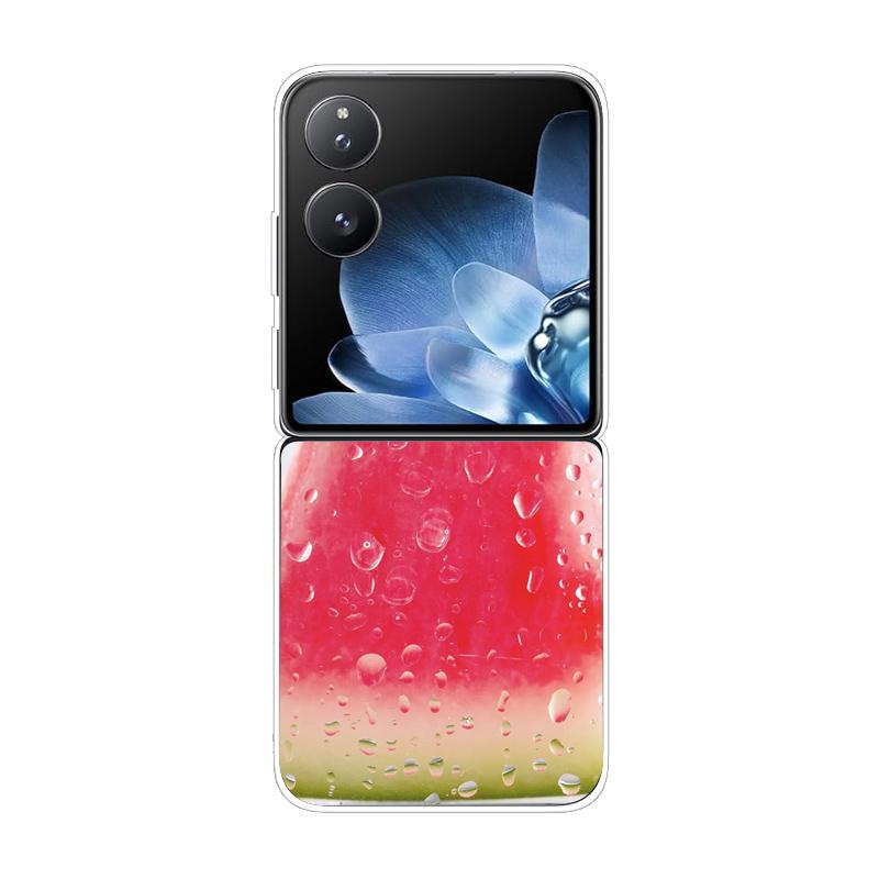 Hard PC Cover For Xiaomi Mix Flip ShockProof Phone Case For Mi Mix Flip 5G Ultra-Thin Back Clear MixFlip Shell Cover Coque Funda