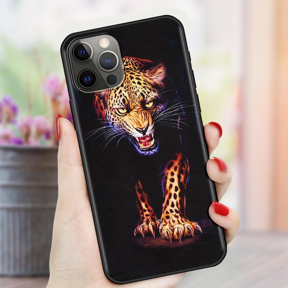 

Мягкий чехол для телефона Lion Alpha Male Tiger для Apple iPhone 11 12 Pro Max SE 2020 7 8 Plus XR X XS 6 6S 5 5S, силиконовая задняя крышка iPhone 13Pro Max