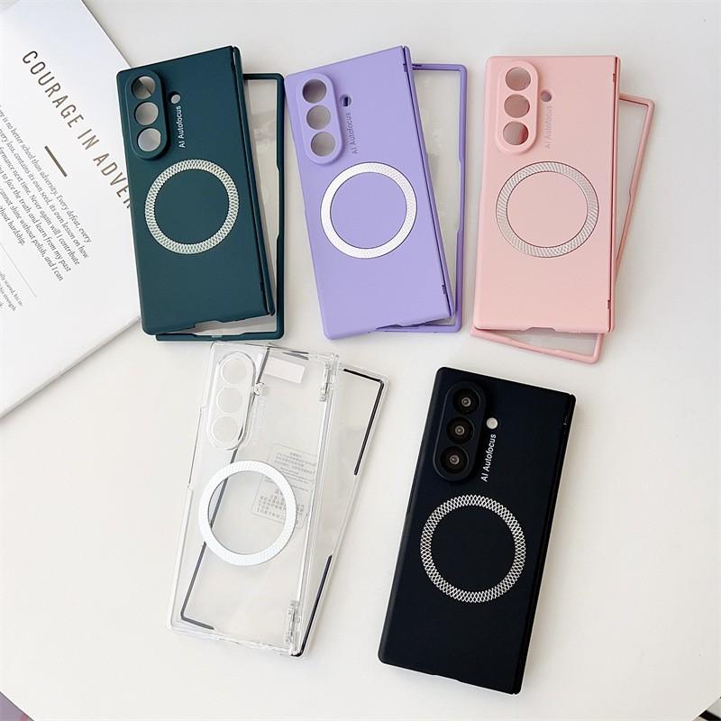 Slim Magnetic Full Cover Case Galaxy Z Fold 8 Ultra Fold7 Fold6 Fold5 Shockproof Scratch Resistant PC Hard Shell