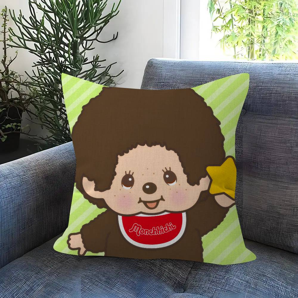 Maple Design Cushion Cover Happy Autumn Harvest decor Holiday Decorati Pillow Cover Cartoon MMMonchhichis Anime