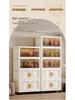 Portable Multi-Layer Folding Storage Cabinet for Kitchen and Living Room
