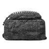 Mochila com Rebites Mochila Punk de Brim