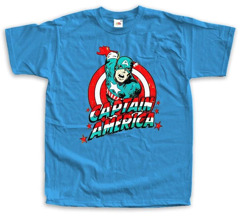 Cpt America V2 Comic Super Heroes Vintage T Shirt Unisex sizes S-5XL 100% cotton XL