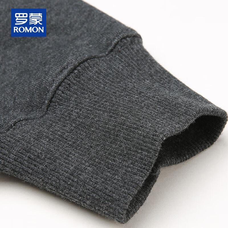 ROMON Men's Hooded Zip-Up Sweatshirt