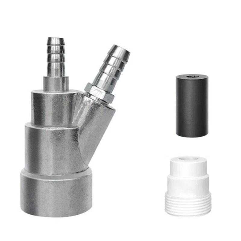 Car 35mm Stainless Steel Sand Blaster Sandblasting With 8mm Boron Carbide Nozzle Car Maintenance Tools