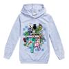 Minecrafted Hoodie for Kid Toddler Kawaii Long-sleeved BOY Winter Thin Sweatshirt Fashion Idol Printed Warm Children's Tops Gift