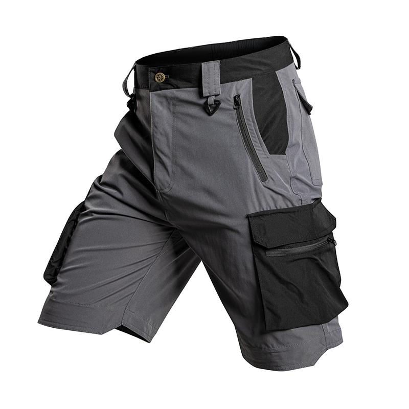 Heren Stretch Casual Werkbroeken, Lichte Golfbroeken, En Elastische Werkshorts Met Meerdere Zakken