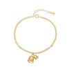 Banyan Tree S925 Silver Lily of the Valley Zircon Chain Bracelet for Women & Girls