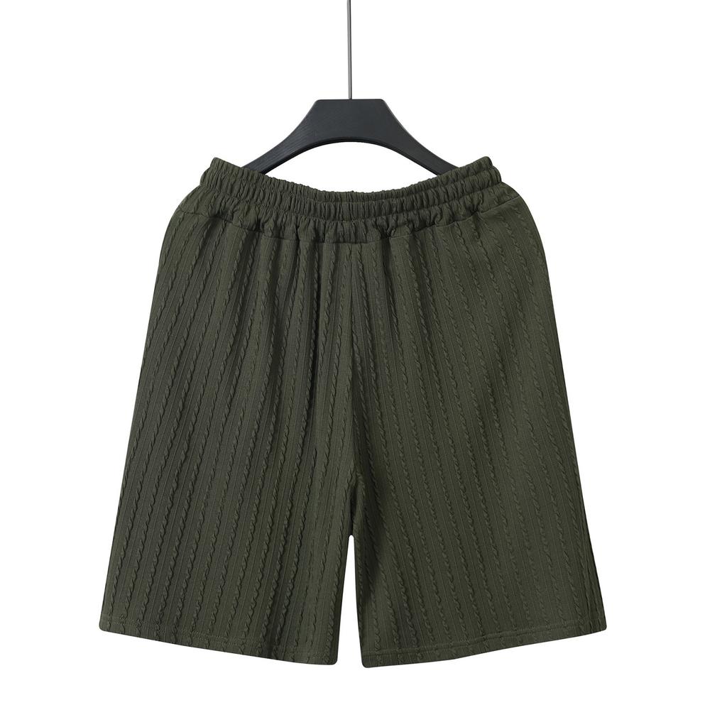 Men's Casual Shorts Elastic Waist Drawstring Beach Running Workout Short Lightweight Loose Summer Shorts