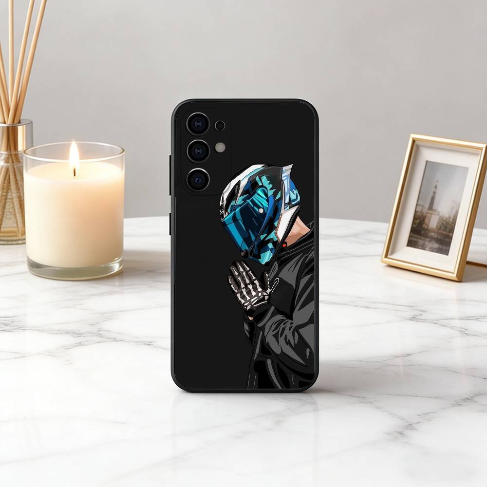 

M-Motorcycle Cool R-Rider MR Phone Case Black Silicone Soft For Samsung S25,S24,S21,S22,S23,S30,Ultra,S20,Plus,Fe,Lite Samsung S21lite
