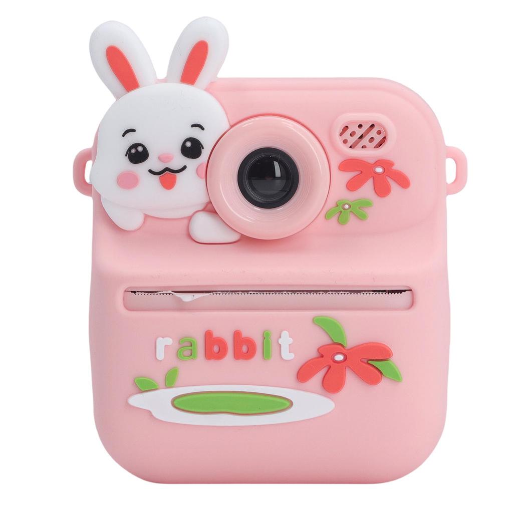 Instant Print Camera HD Double Lens 2.4 Inch Display Screen 16x Digital Zoom Instant Selfie Camera with Filters Game