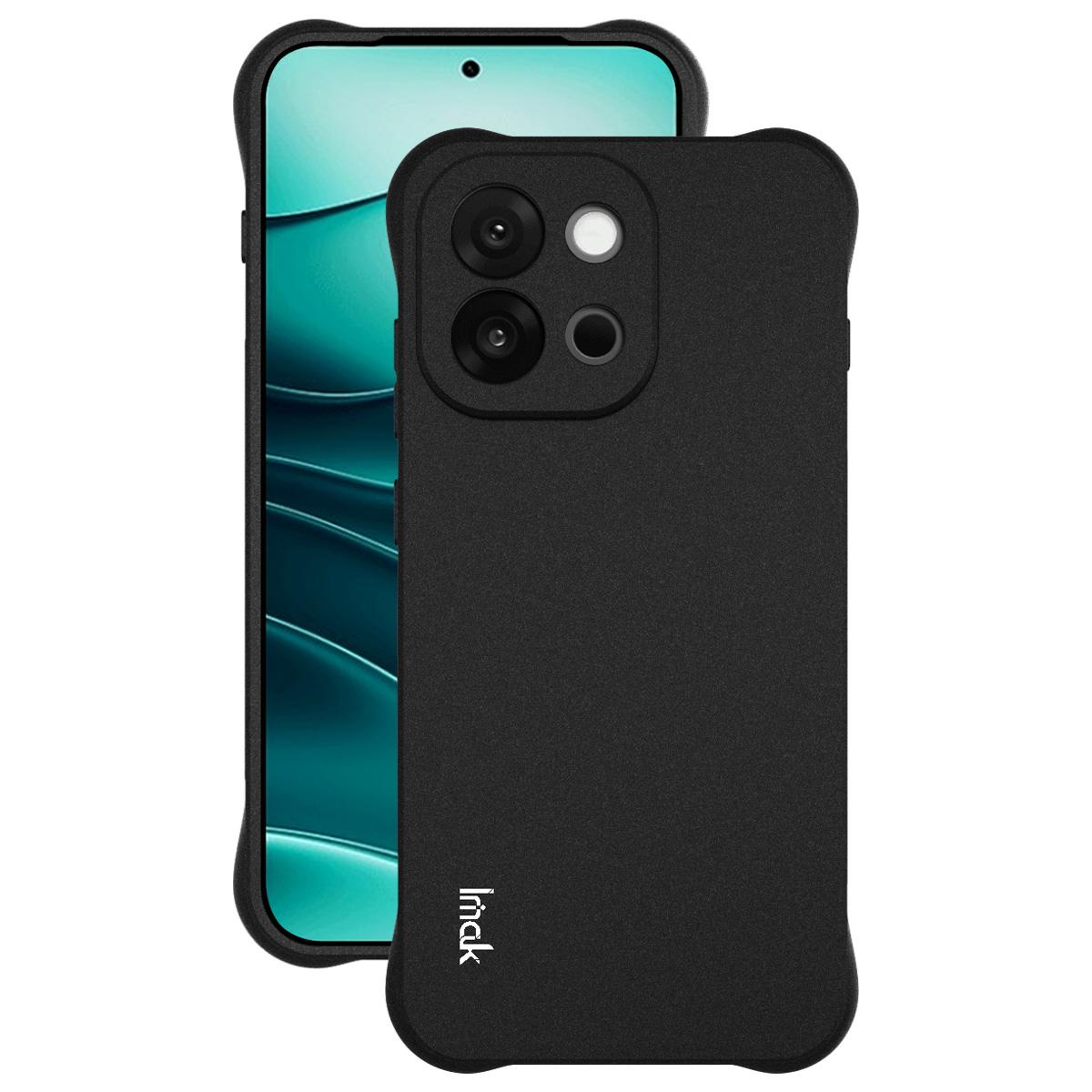

IMAK For OnePlus 13T 5G Case TPU Phone Cover Airbag Shockproof Protection Matte Black