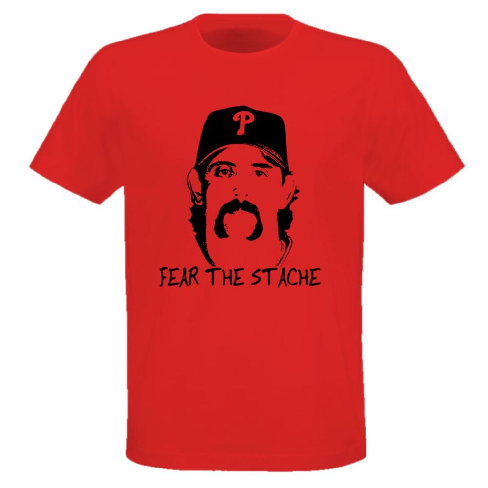 Sal Fasano Fear The Stache Baseball T Shirt  Unisex T-Shirt XXL