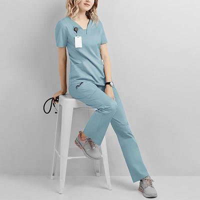Chirurgische OP-Kleidung für Ärzte, Krankenschwestern, Schönheitssalon, Zahnmedizin, Krankenhaus-Arbeitskleidung