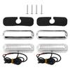 NEW-2Pcs 42LED Boat Drain Light Boat Transom Light Blue Underwater Pontoon Marine Light