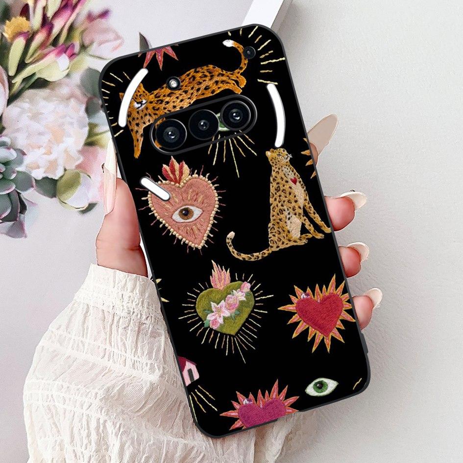For Nothing Phone 3A 2025 Case A059 Fashion Flower Cats Cartoon Silicone Soft Shockproof Cover For Nothing Phone3A 3A Pro Bumper