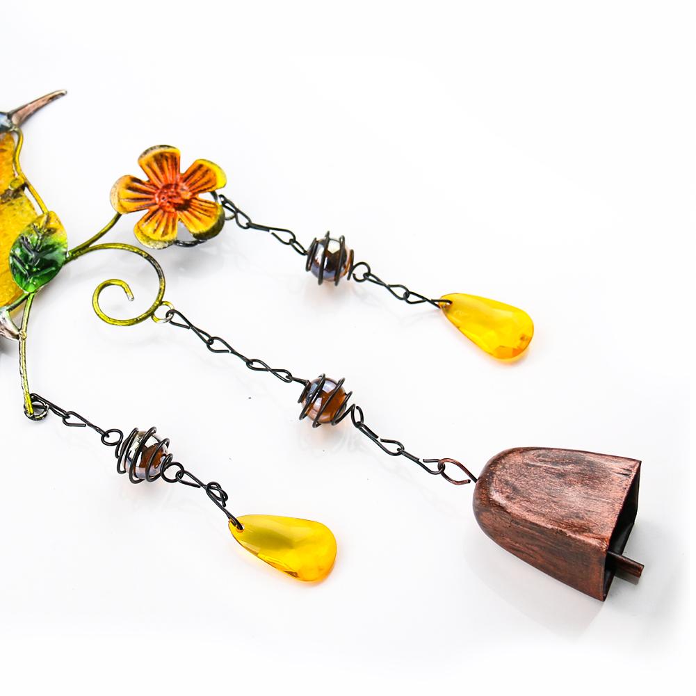 Hummingbird Wind Chimes Suncatcher  Wall Window Door Garden Wind Bell Hanging Ornaments Pendant Home Campanula Decoration Craft