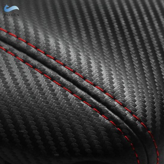 For 2012-2015 Honda Civic 9th Gen Carbon Texture Leather Center Armrest Cover