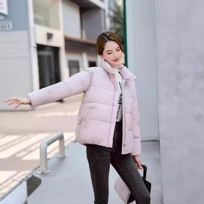 Warm Cotton-padded Clothes Women's Short Winter Cotton-padded Clothes Stand-up Collar Loose Small Cotton-padded Jackets Bread Clothes Jacket Trendy