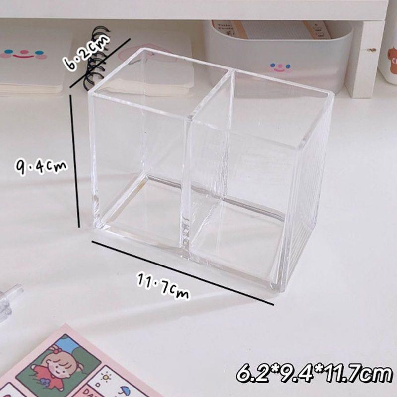 

Transparent Acrylic Makeup Organize Brush Storage Box Lipstick Cosmetic Makeup Brushes Storage for Makeup