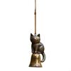62KD Cats Wind Chimes Outdoor and Indoor Decoration Rustproof Metal Soothings Sound Garden Porch Hanging Ornament